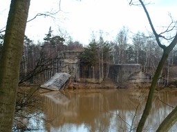 Fort Brasschaat ingestort gedeelte