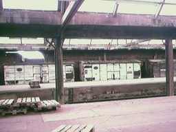 gare de montzen met wagons