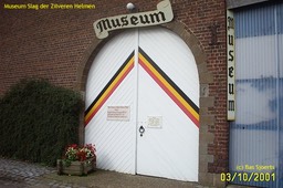 Halen museum Slag der Zilveren Helmen ingang