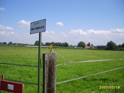 Straatnaambord Oude Burkelslag